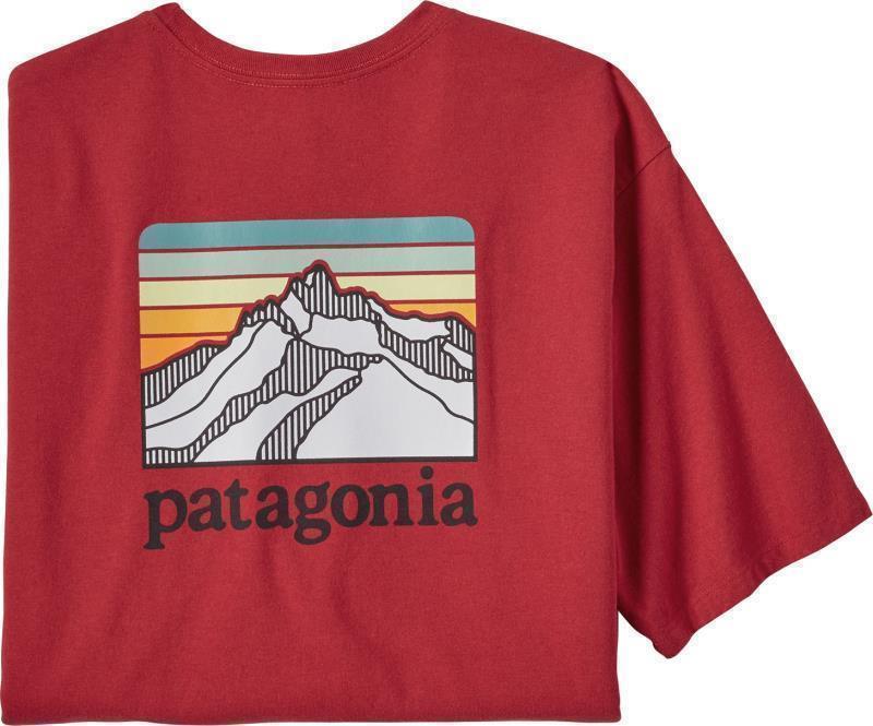 Line Logo Ridge Pocket Responsibili-Tee - Mens - Sumac Red 1
