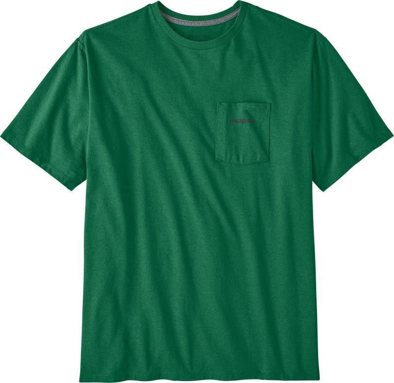 Line Logo Ridge Pocket Responsibili-Tee - Mens - gather green 1