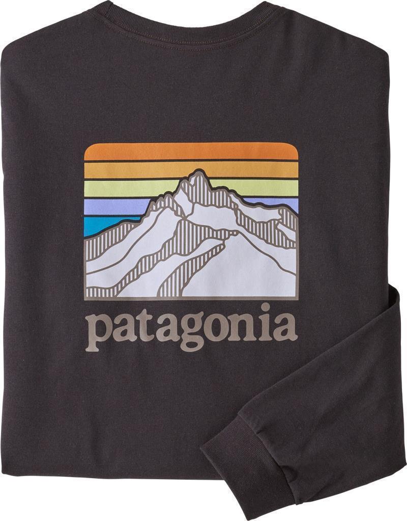 Line Logo Ridge Responsibili-Tee LS - Mens - Basalt Brown 1