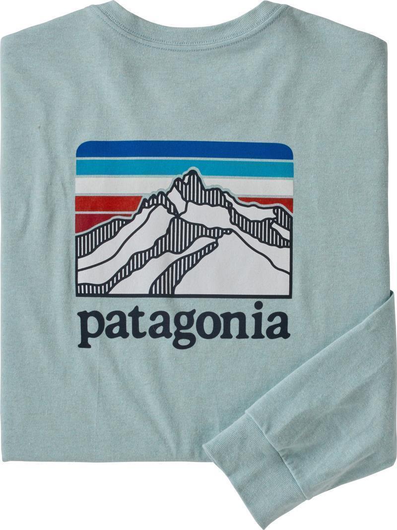 Line Logo Ridge Responsibili-Tee LS - Mens - Big Sky Blue 1