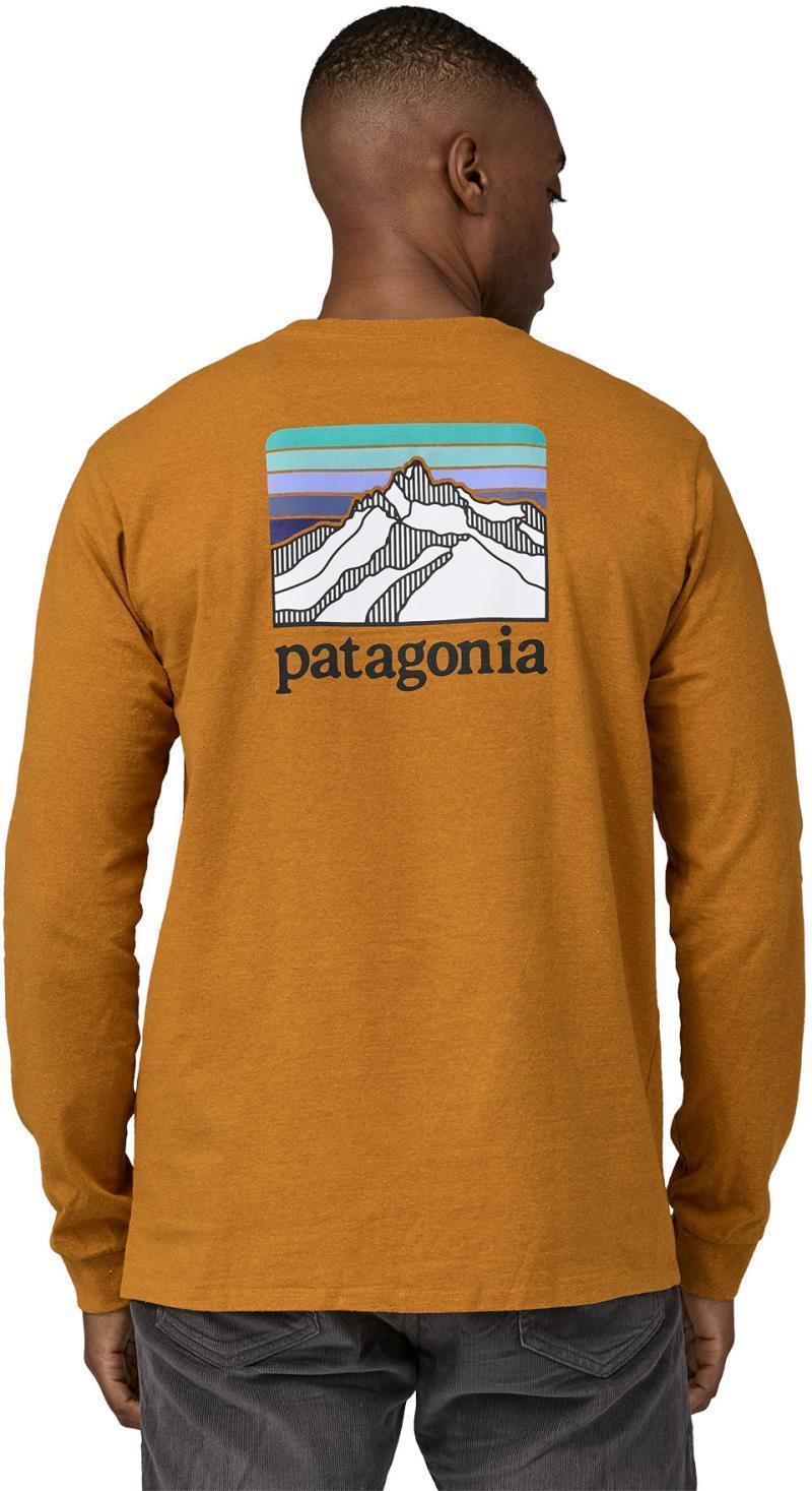 Line Logo Ridge Responsibili-Tee LS - Mens - Dried Mango 5