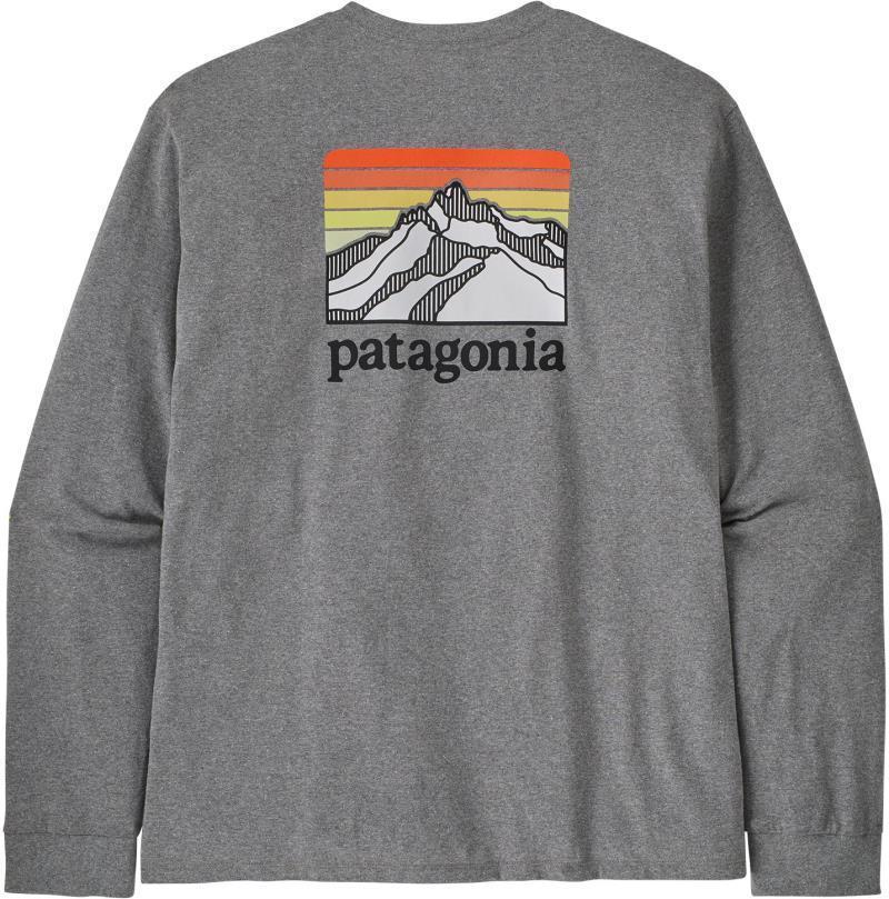Line Logo Ridge Responsibili-Tee LS - Mens - Gravel Heather 3