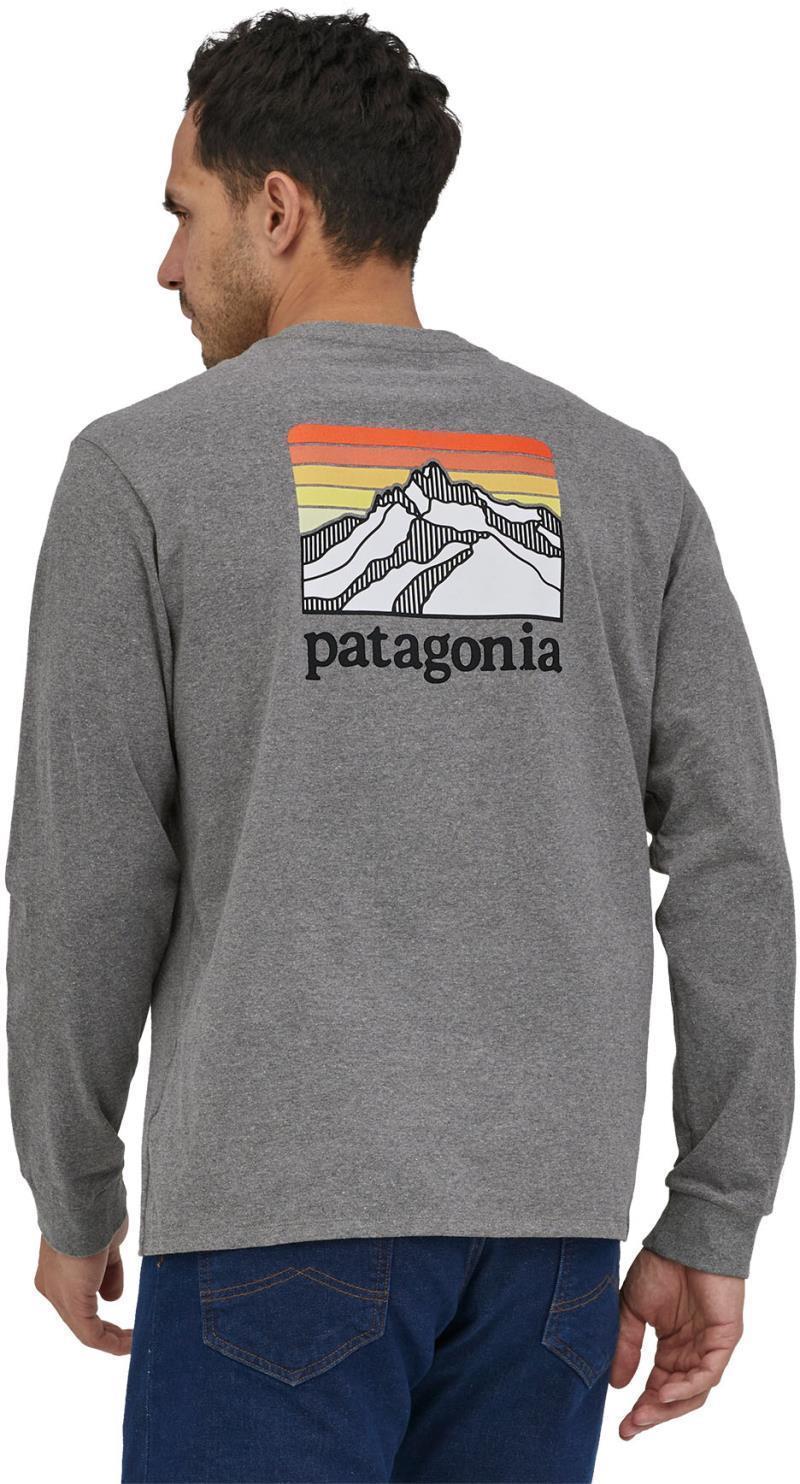 Line Logo Ridge Responsibili-Tee LS - Mens - Gravel Heather 5