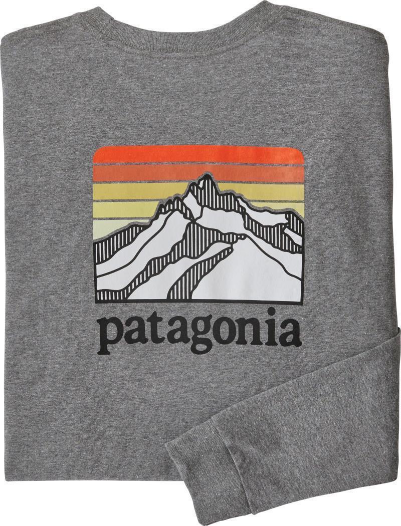 Line Logo Ridge Responsibili-Tee LS - Mens - Gravel Heather 6