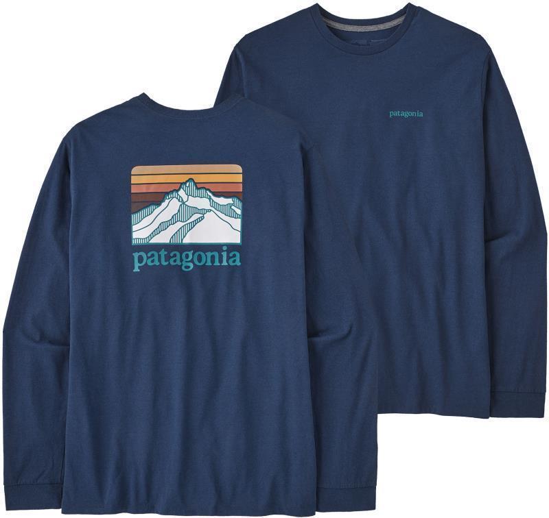 Line Logo Ridge Responsibili-Tee LS - Mens - Lagom Blue 1