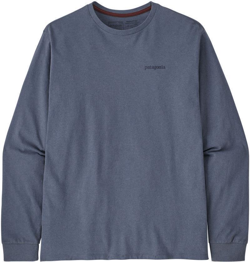 Line Logo Ridge Responsibili-Tee LS - Mens - Plume Grey 3