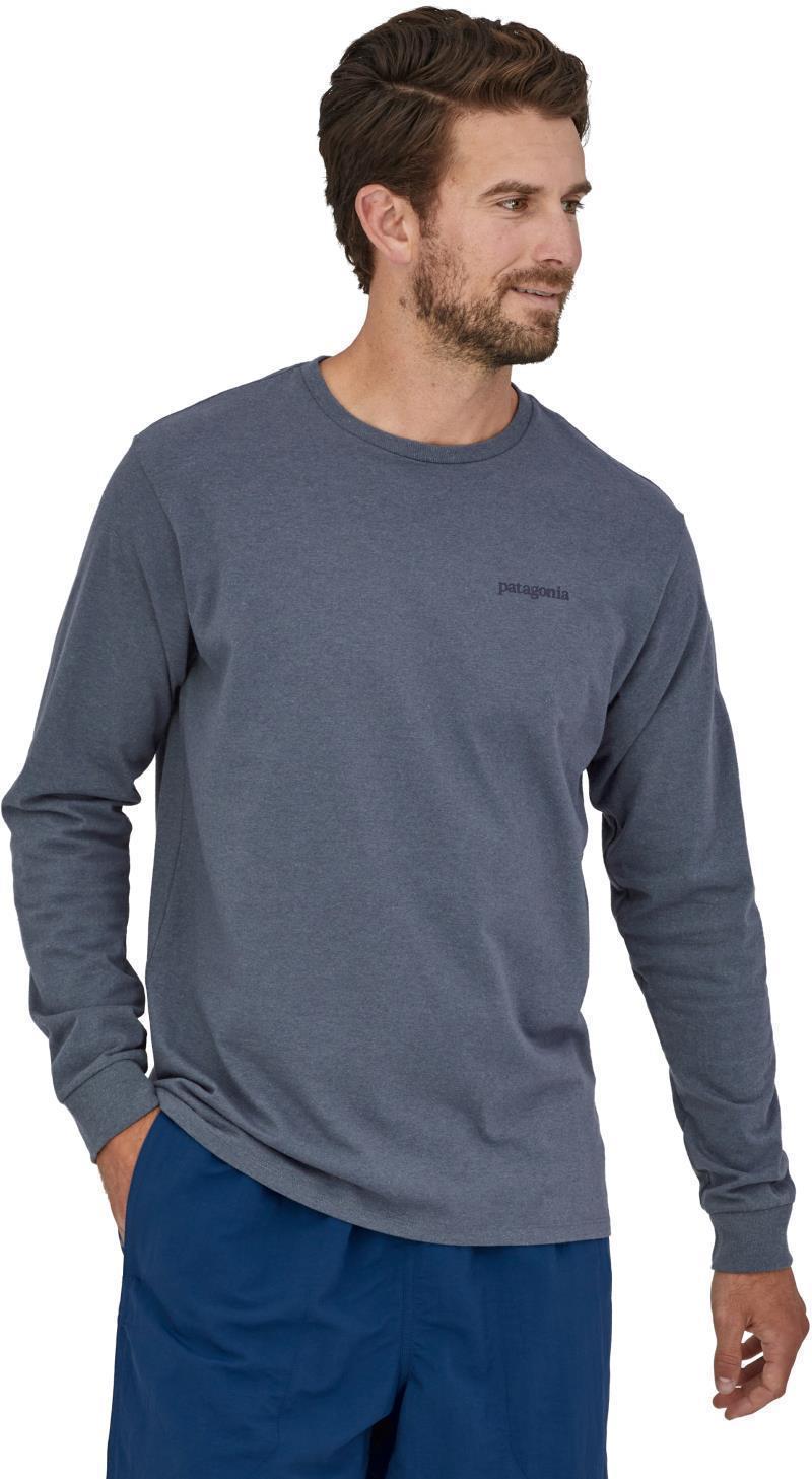 Line Logo Ridge Responsibili-Tee LS - Mens - Plume Grey 5