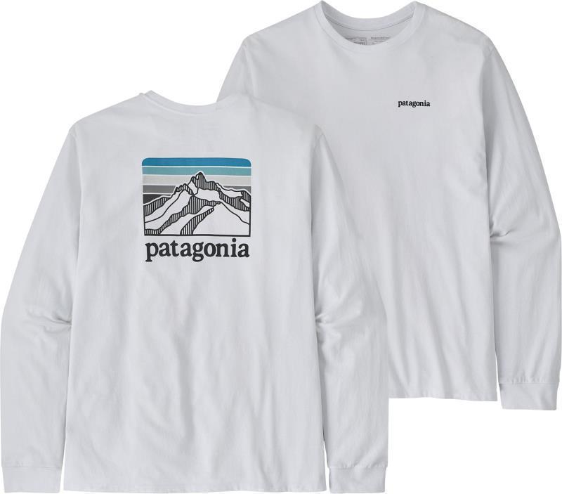 Line Logo Ridge Responsibili-Tee LS - Mens - White 1