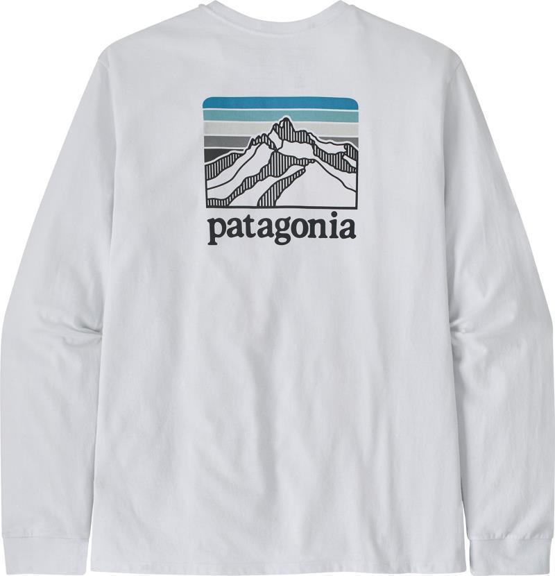 Line Logo Ridge Responsibili-Tee LS - Mens - White 2