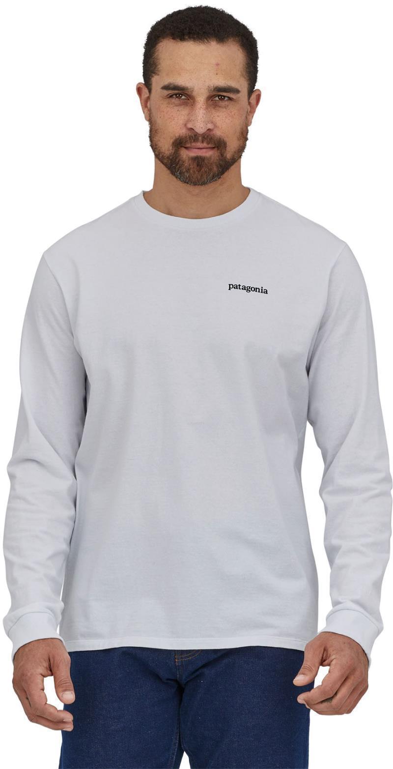 Line Logo Ridge Responsibili-Tee LS - Mens - White 4