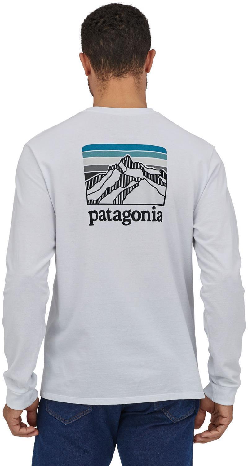 Line Logo Ridge Responsibili-Tee LS - Mens - White 5