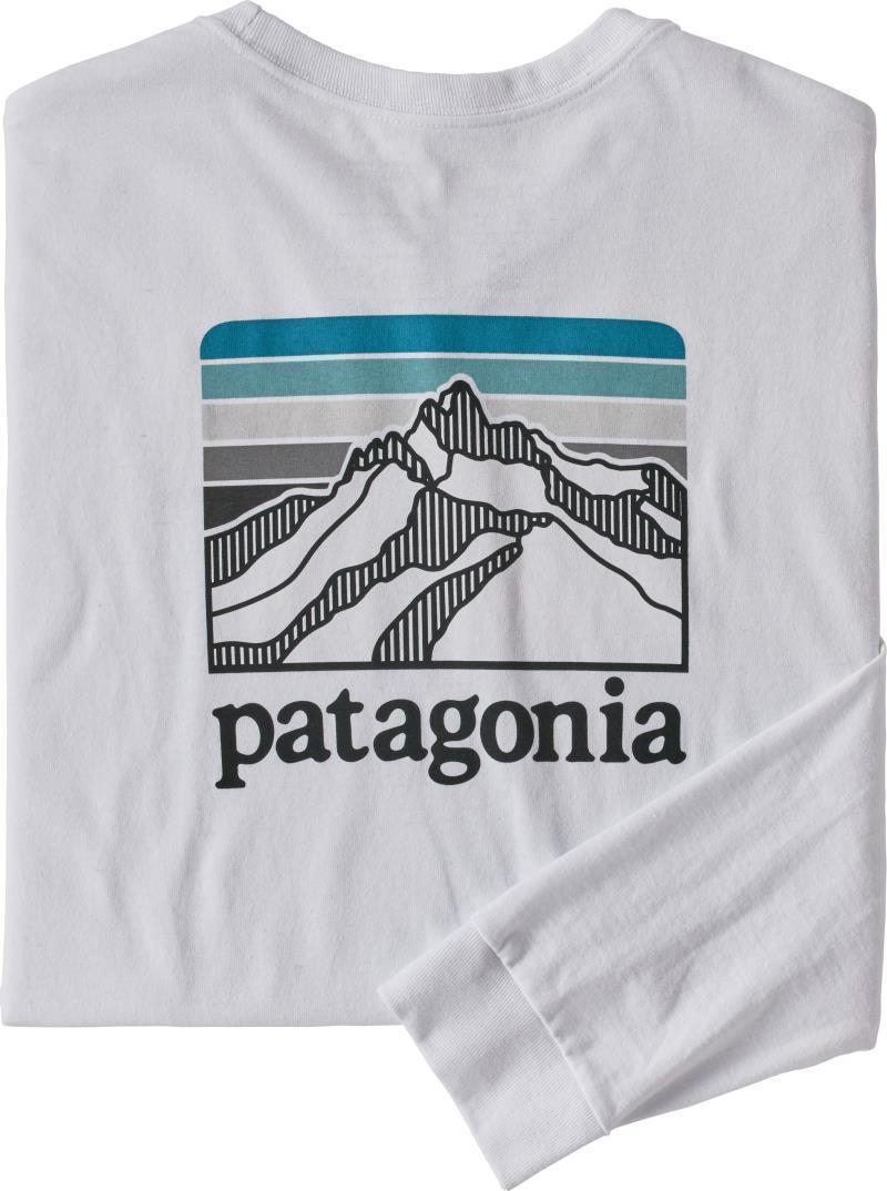 Line Logo Ridge Responsibili-Tee LS - Mens - White 6