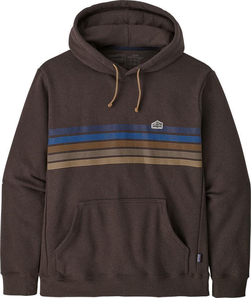 Line Logo Ridge Stripe Uprisal Hoody - Unisex - Cone Brown 1