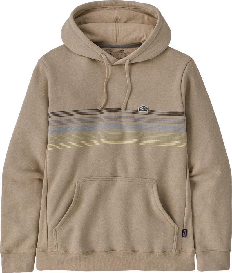 Line Logo Ridge Stripe Uprisal Hoody - Unisex - Oar Tan 1