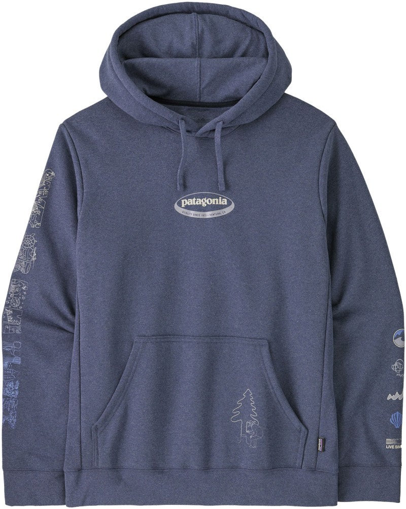 Long Way `Round Uprisal Hoody - Unisex - current blue 1