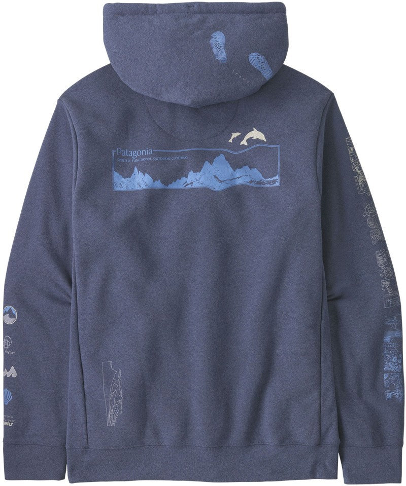 Long Way `Round Uprisal Hoody - Unisex - current blue 1
