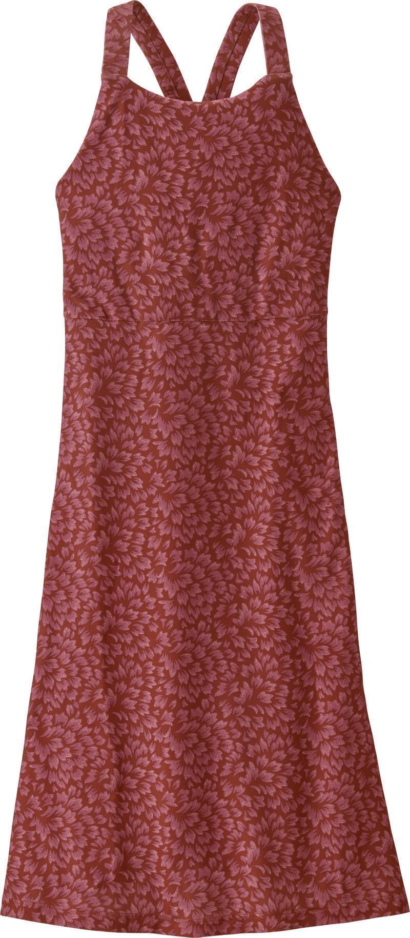 Magnolia Spring Dress - kelp revival / mangrove red 1