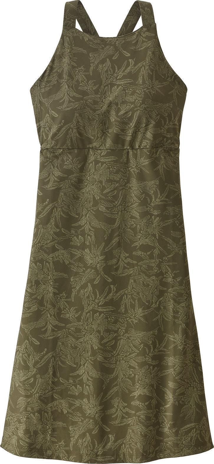 Magnolia Spring Dress - monkey flower / basin green 1
