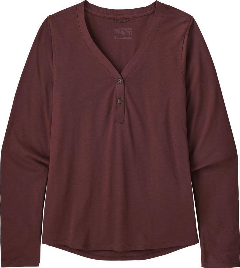 Mainstay Henley - Womens - Dark Ruby 1