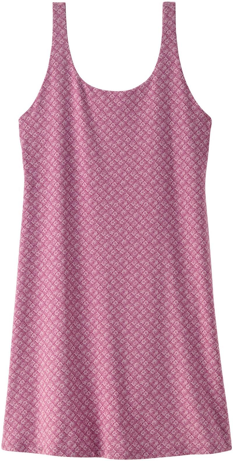 Maipo Dress - Womens - future flowers / faded magenta 1
