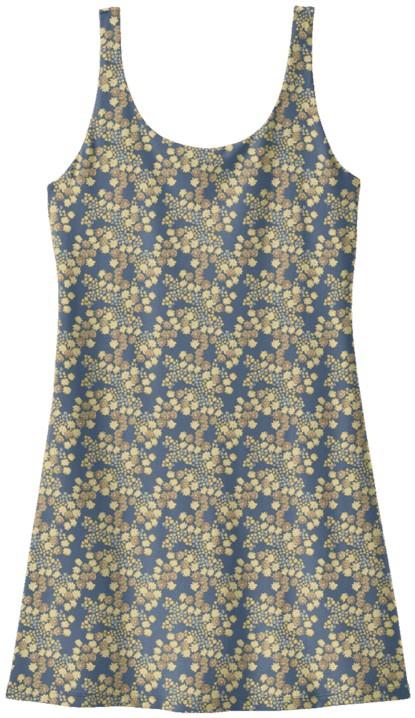 Maipo Dress - Womens - mini grove / freshwater blue 1
