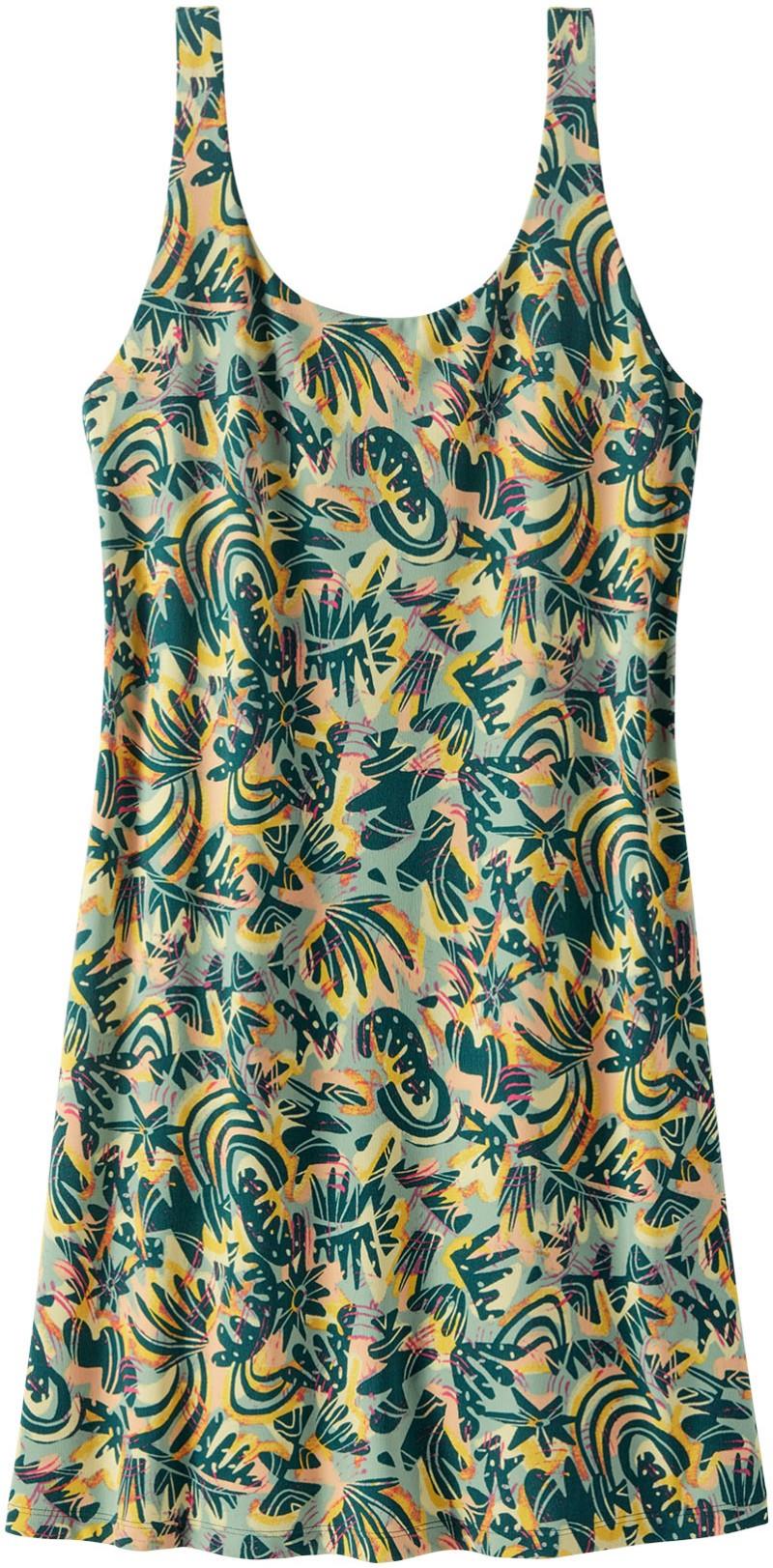 Maipo Dress - Womens - wild botanist / tidal teal 1