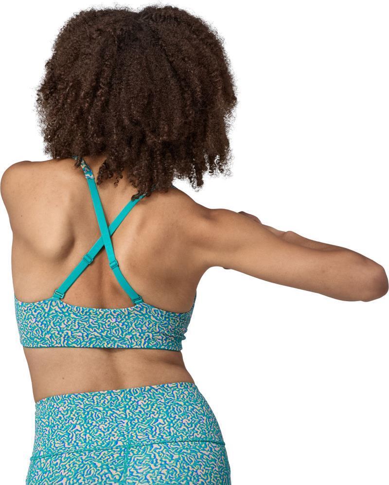 Maipo Low Impact Adjustable Bra - Sea Texture / Subtidal Blue 3