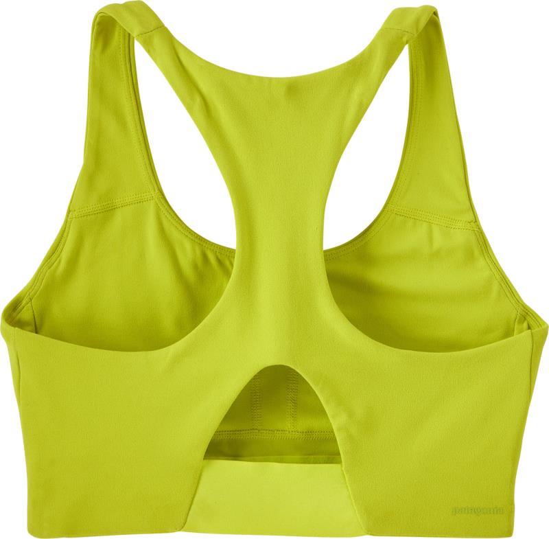 Maipo Mid-Impact Bra - Phosphorus Green 2
