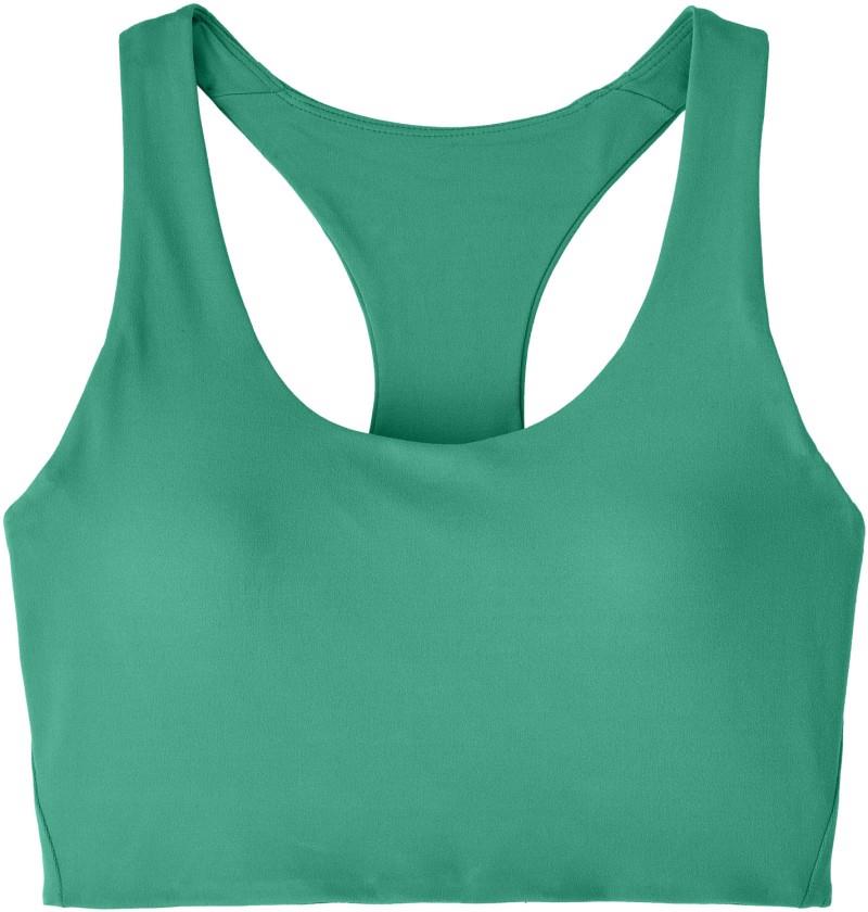 Maipo Mid Impact Bra - Womens - aqua stone 1