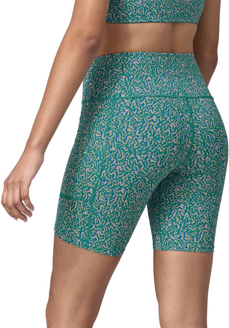 Maipo Shorts, 8" Inseam - Womens - Sea Texture / Subtidal Blue 3
