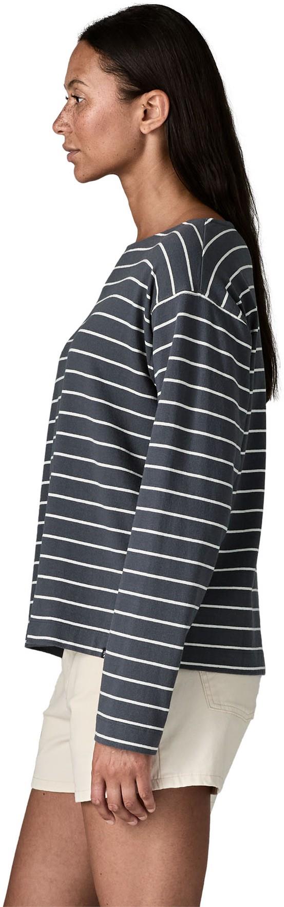 Mariner LS Top - Womens - boat stripe / sunken blue 1