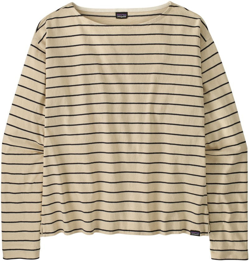 Mariner LS Top - Womens - boat stripe / sunken blue 1