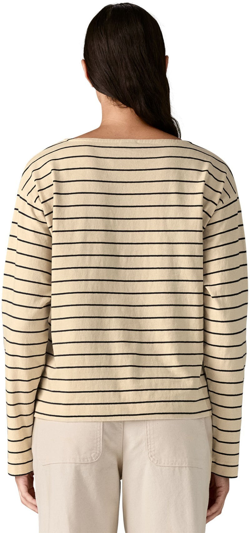 Mariner LS Top - Womens - boat stripe / sunken blue 1