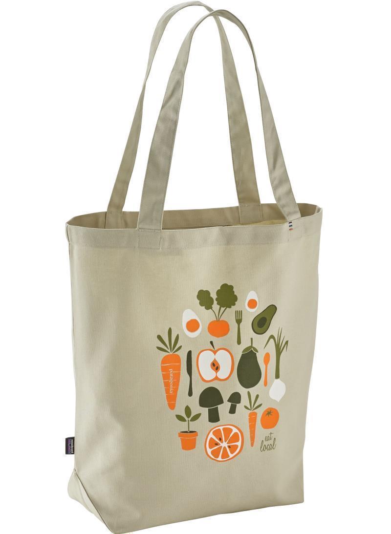 Market Tote - harvest haul / bleached stone 1