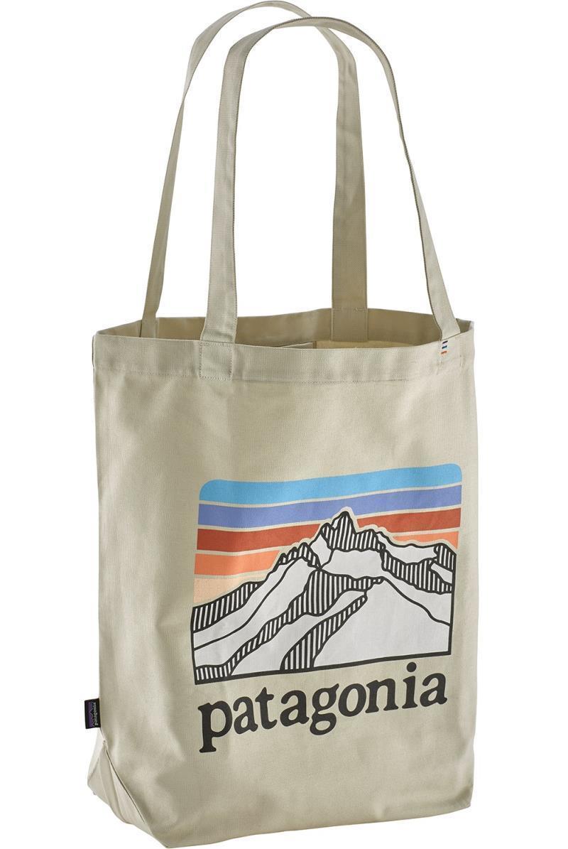 Market Tote - line logo ridge / bleached stone 1