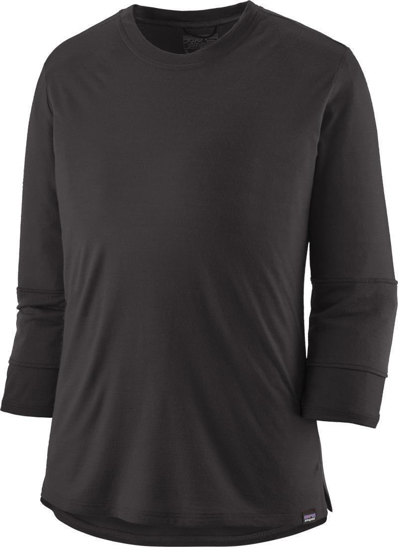 Merino 3/4-Sleeved Bike Jersey - Womens - Black 1