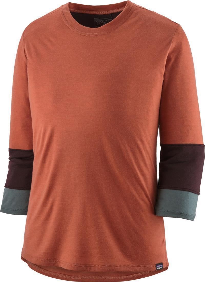 Merino 3/4-Sleeved Bike Jersey - Womens - Burl Red 1