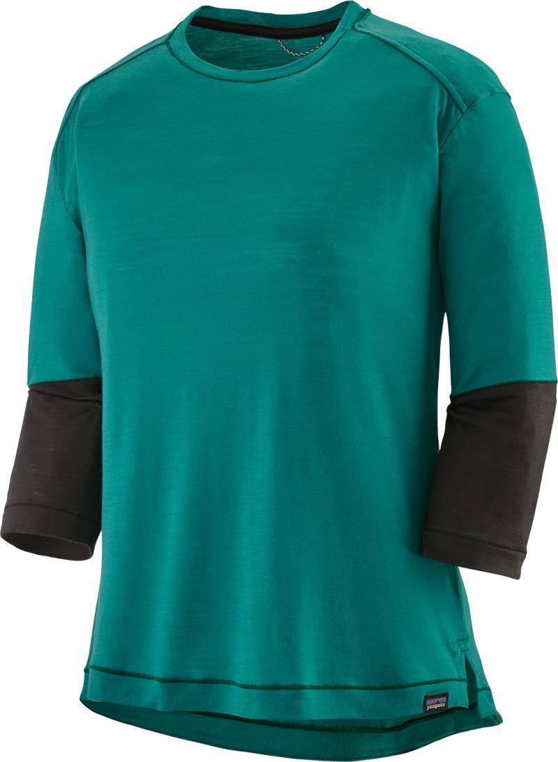 Merino 3/4 Sleeve Bike Jersey - Womens - borealis green 1