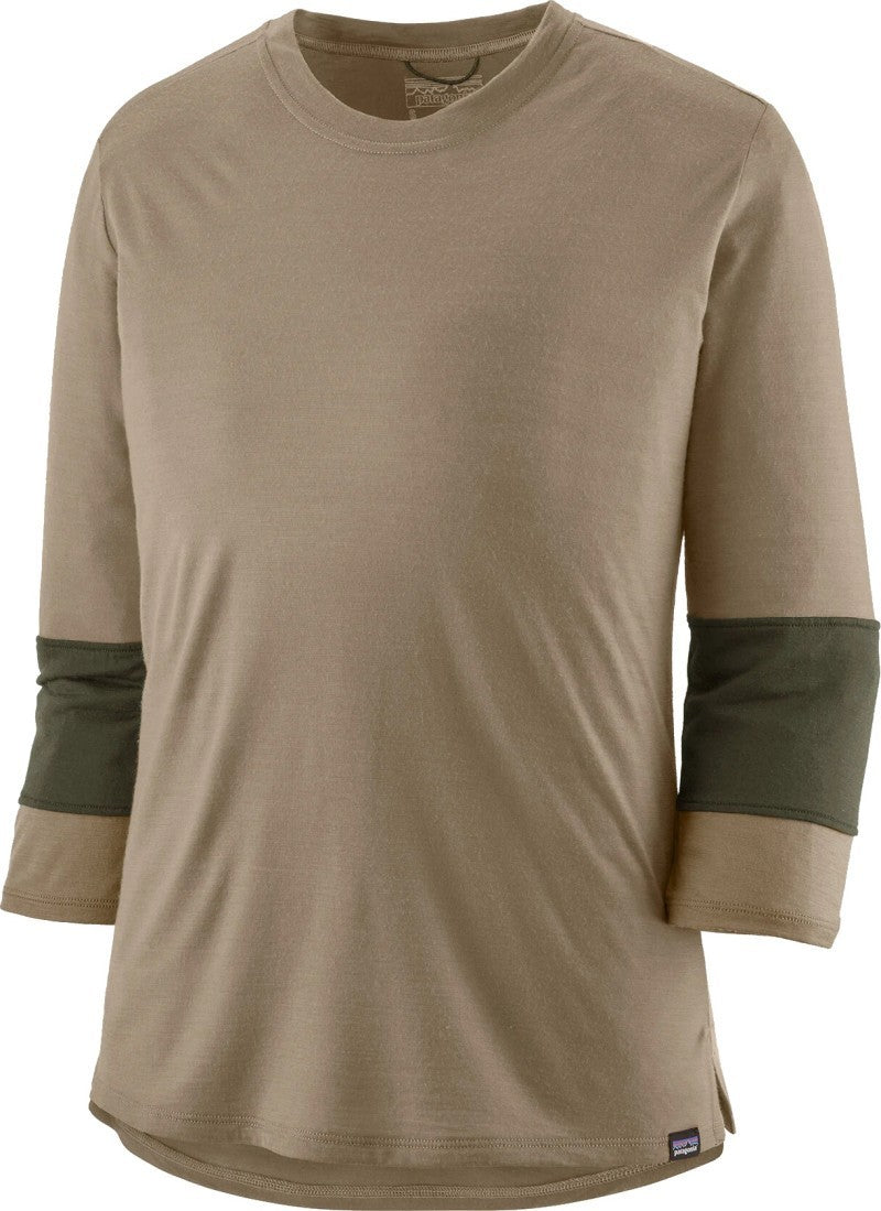Merino Blend 3/4 Sleeve Bike Jersey - Womens - seabird grey 1