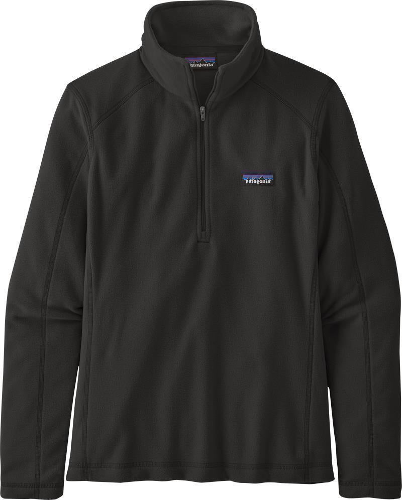 Micro D 1/4 Zip - Womens - Black 1