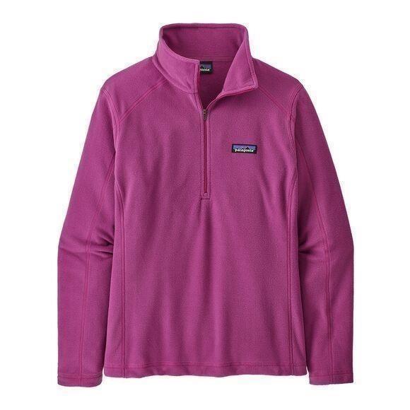 Micro D 1/4 Zip - Womens - amaranth pink 1