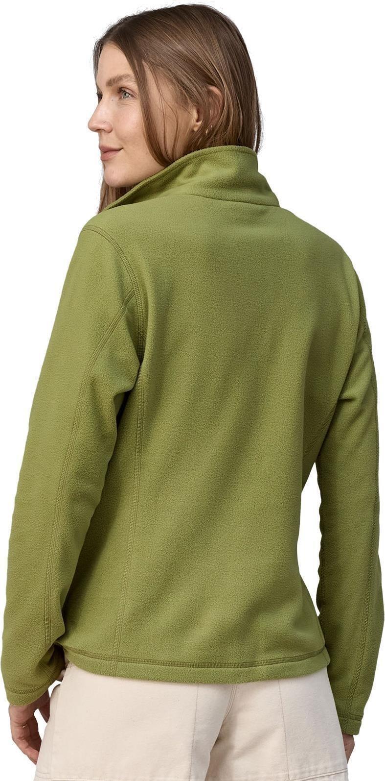 Micro D 1/4 Zip - Womens - buckhorn green 1