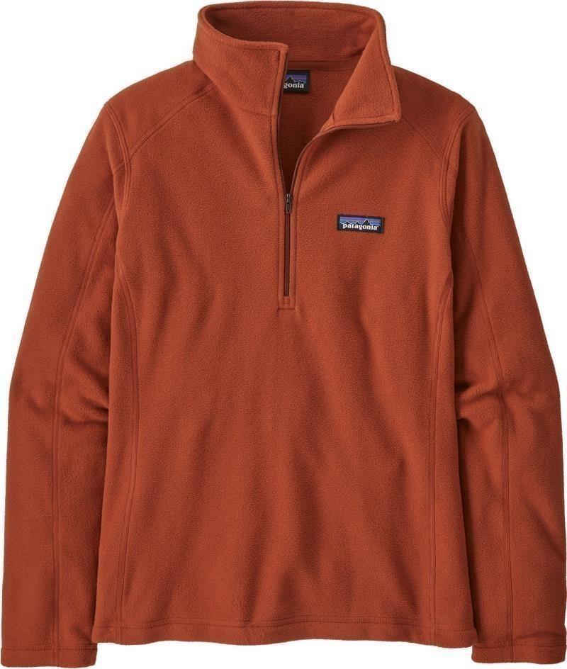 Micro D 1/4 Zip - Womens - burnished red 1