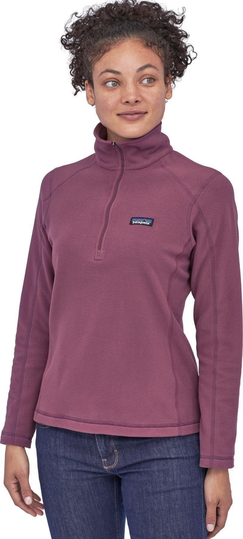 Micro D 1/4 Zip - Womens - light balsamic 1
