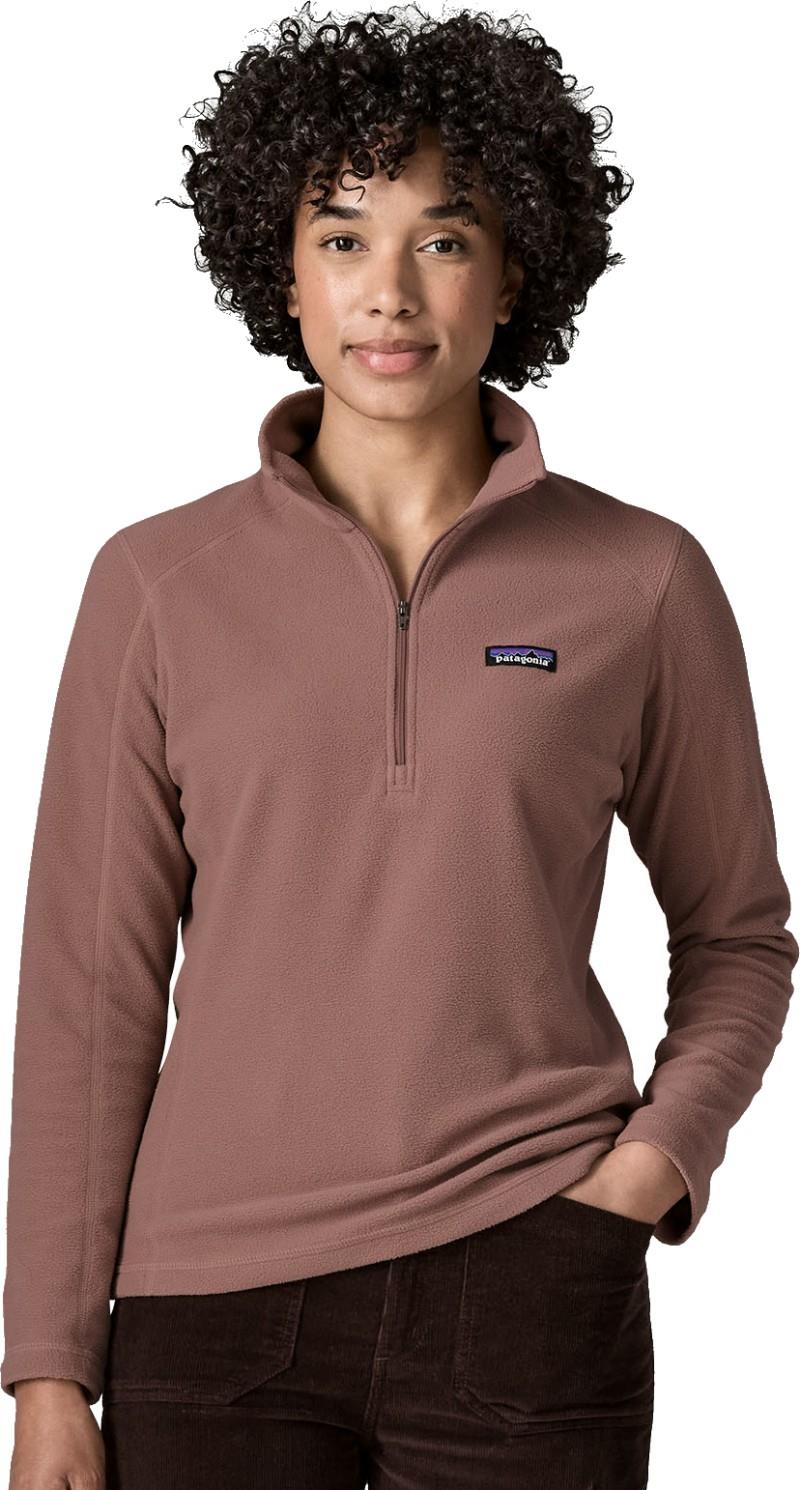 Micro D 1/4 Zip - Womens - moonrise taupe 1