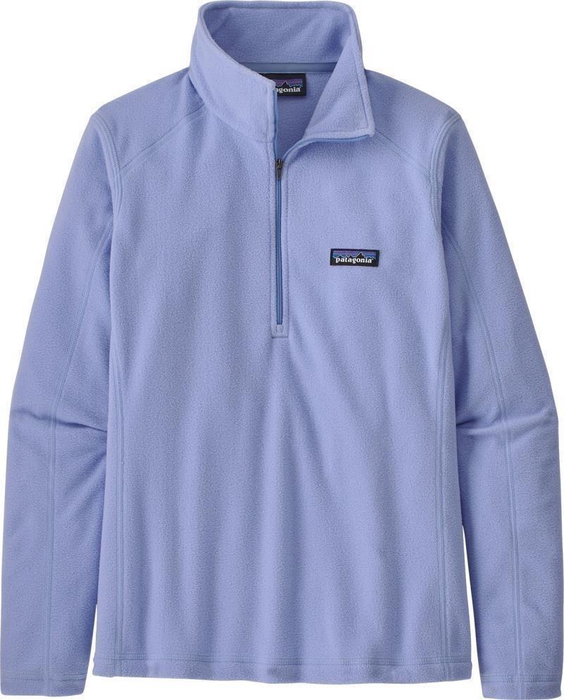 Micro D 1/4 Zip - Womens - pale periwinkle 1