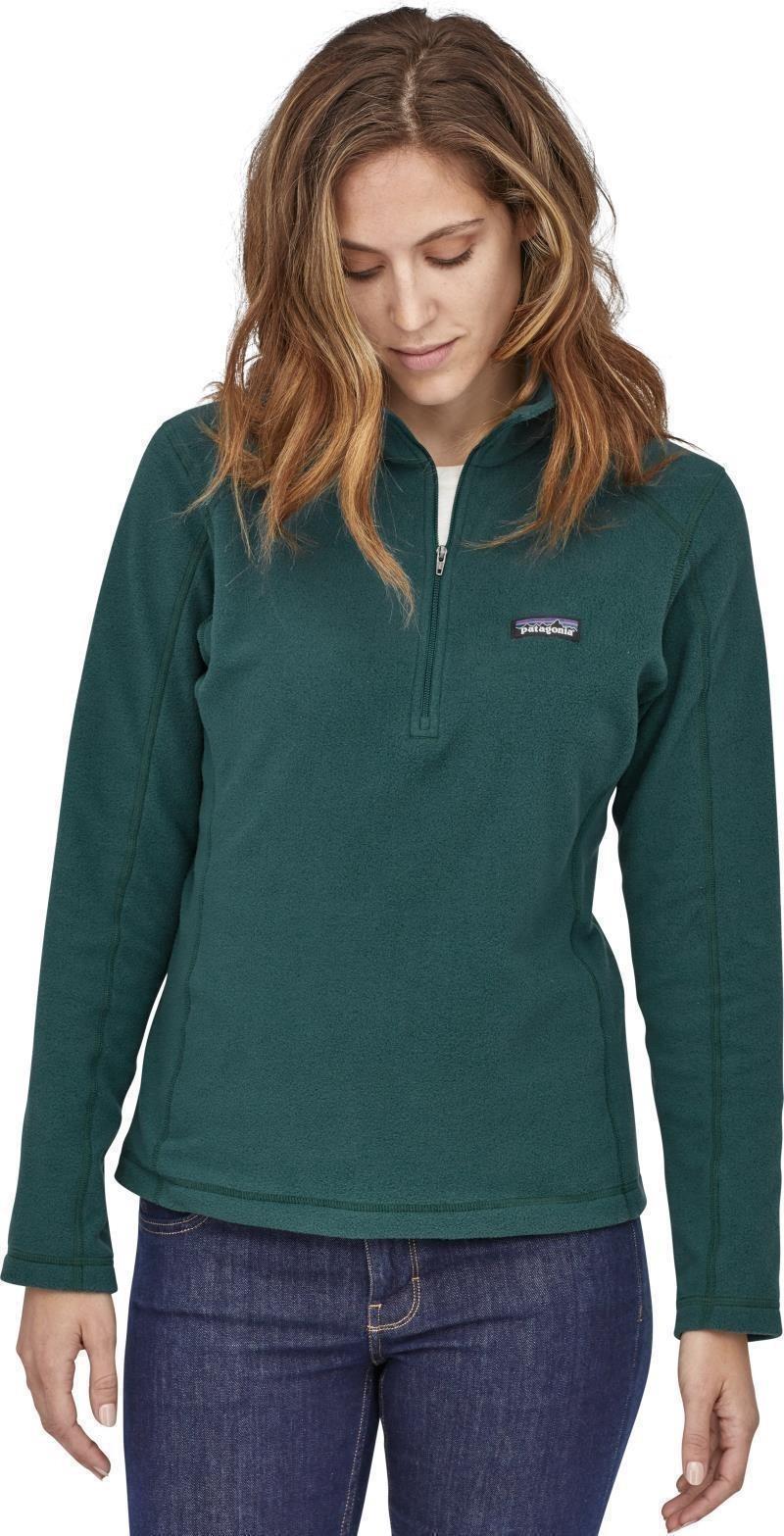 Micro D 1/4 Zip - Womens - piki green 1