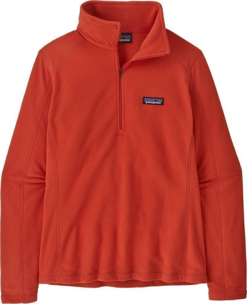Micro D 1/4 Zip - Womens - pimento red 1