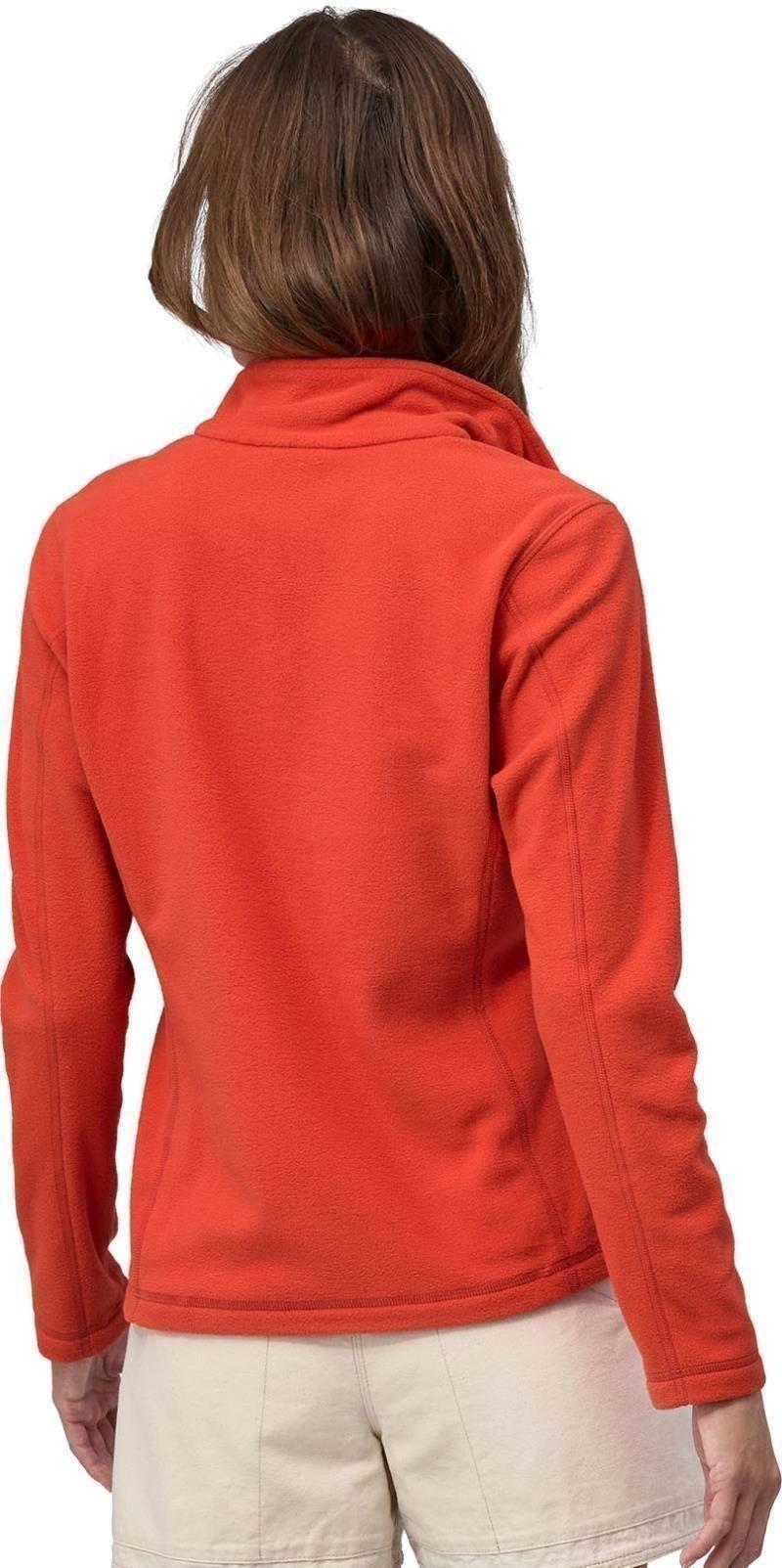 Micro D 1/4 Zip - Womens - pimento red 1