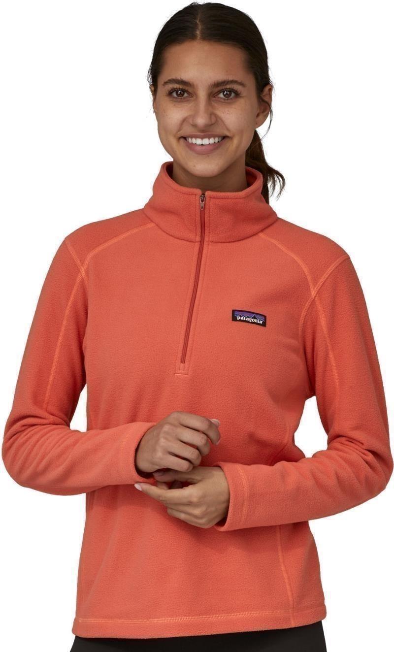 Micro D 1/4 Zip - Womens - quartz coral 1
